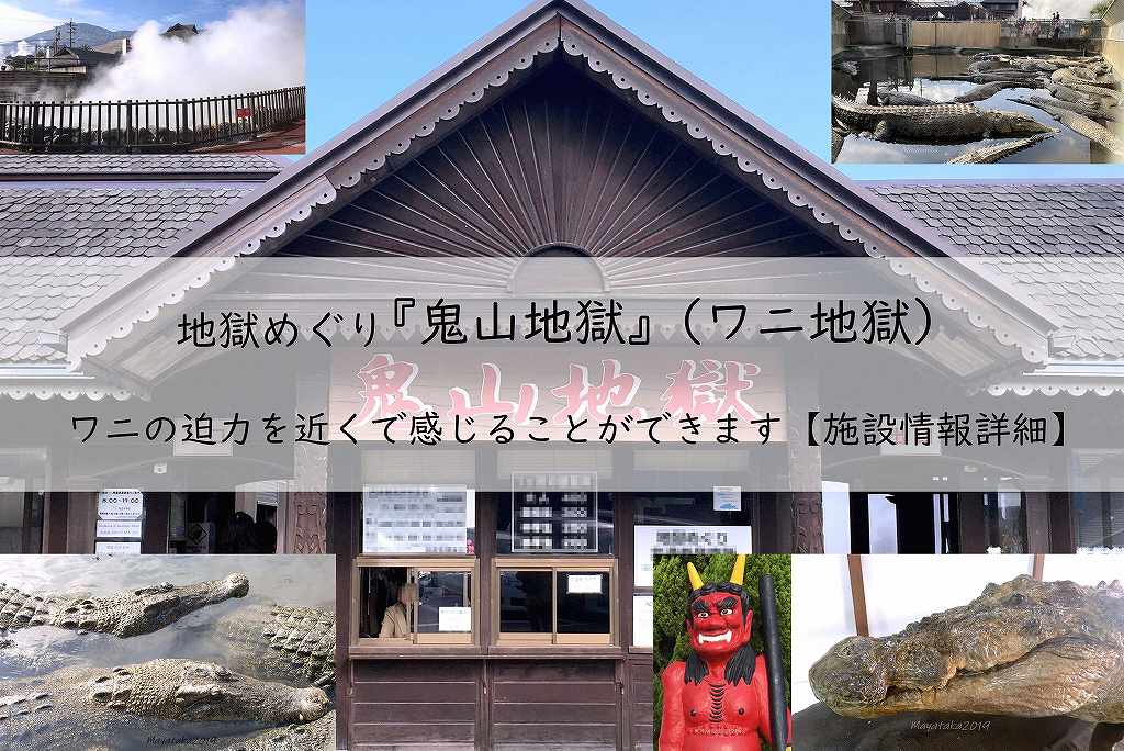 地獄めぐり鬼山地獄(ワニ地獄)のワニの迫力を体感! 施設情報など徹底解説!アイキャッチ画像