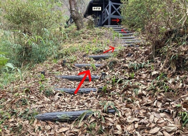 ぶな は 専用駐車場 から 離れた場所 にあります。その8