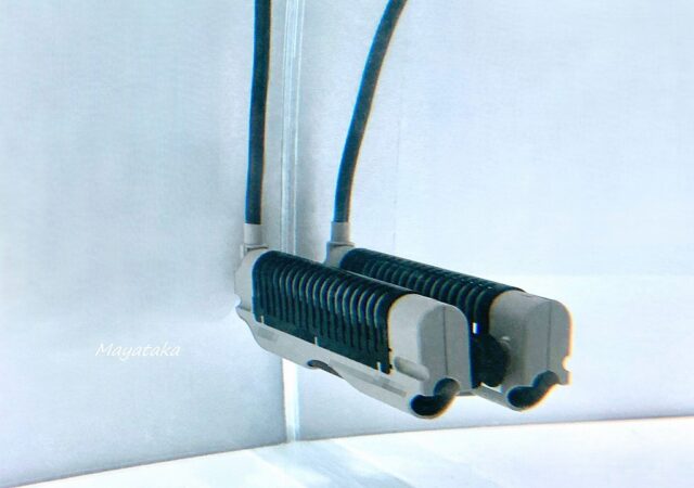 実際に 水中に入れると こんな感じ( 横 )その3